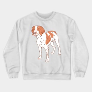 Brittany Spaniel Crewneck Sweatshirt